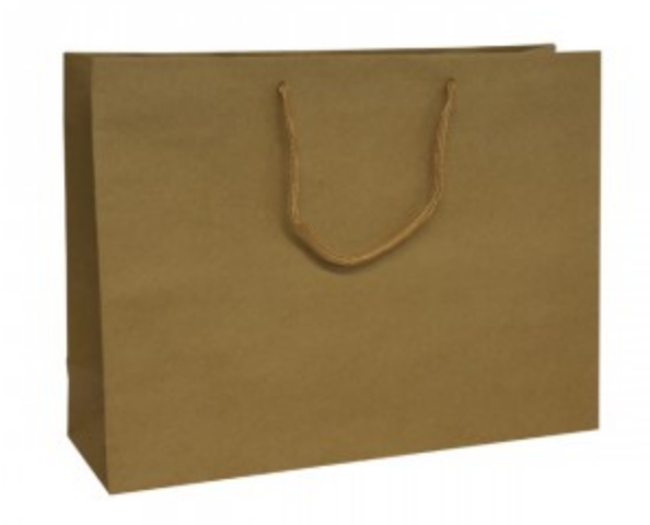 400mm Brown Recycled Paper Carrier Bags