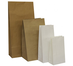 Brown Kraft Block Bottom bags