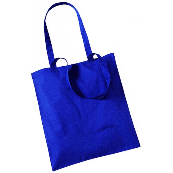 Royal Blue Cotton Bags Long Handle